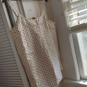 APRIL CORNELL FLORAL COTTON CAMISOLE XXL NEW